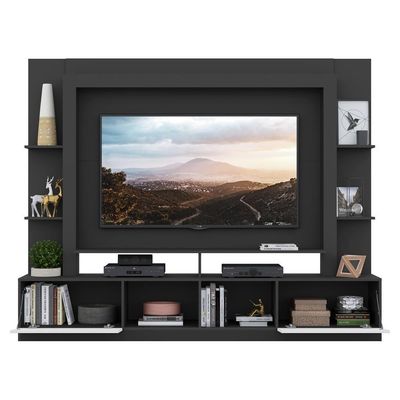 Estante Com Suporte Tv 65" E 2 Portas Oslo MultimóveisV3386