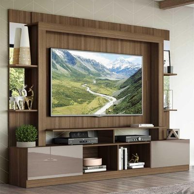 Estante Com Suporte Tv 65" C/ Espelho Multimóveis V3385