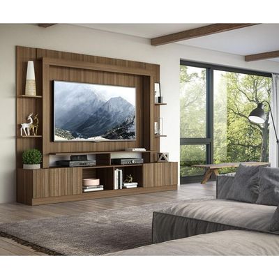 Estante Tv 65" E 2 Portas Oslo Multimóveis V3395 Madeirada