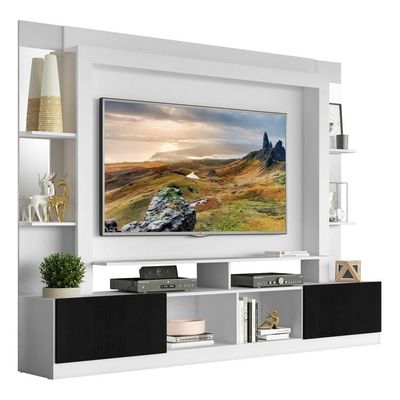 Estante Com Suporte Tv 65" C/ Espelho Multimóveis V3385