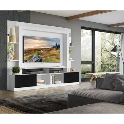 Estante Com Suporte Tv 65" C/ Espelho Multimóveis V3385