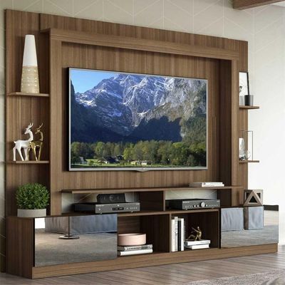 Estante Tv 65" Portas C/ Espelho Oslo Multimóveis V3390