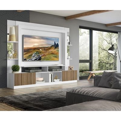 Estante Com Suporte Tv 65" C/ Espelho Multimóveis V3385