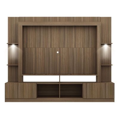 Estante Tv 65" Com Leds Berlim Multimóveis V3392 Madeirada
