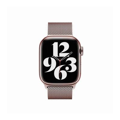 Pulseira de Milanese Para Apple Watch 49MM Rosa - Gshield