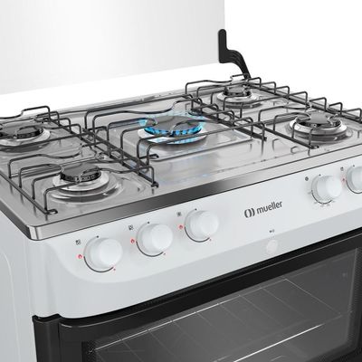 Fogão Mueller 5 Bocas Branco Com Acendimento Automático Mfi5bb Branco