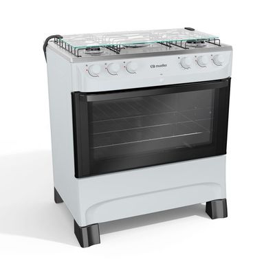 Fogão Mueller 5 Bocas Branco Com Acendimento Automático Mfi5bb Branco