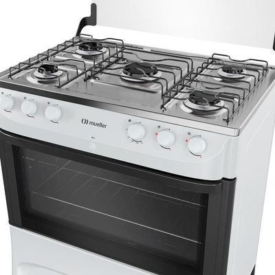 Fogão Mueller 5 Bocas Branco Com Acendimento Automático Mfi5bb Branco