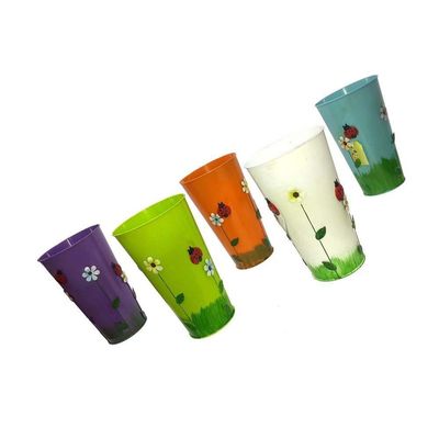 Vaso Balde Enfeite De Ferro Jardim Varanda Flor Roxo