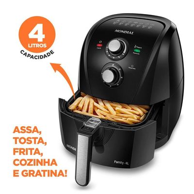 Fritadeira A Ar Mondial - Afn-40-Fb Air Fryer Afn-40-Fb 127V/60Hz .