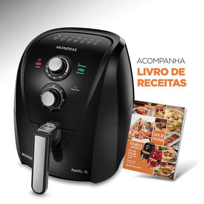 Fritadeira A Ar Mondial - Afn-40-Fb Air Fryer Afn-40-Fb 127V/60Hz .