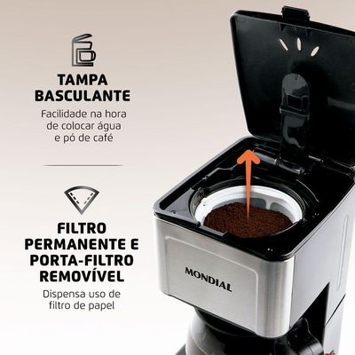 Cafeteira Elétrica Mondial C-44-32x-si Cafeteira C-44-32x-si 220v/60hz .