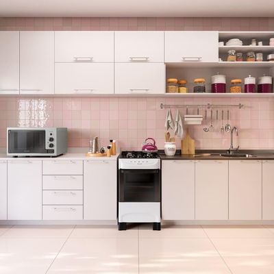 Fogão Mueller Branco 4 Bocas Com Mesa De Vidro E Acendimento Mfv4bb