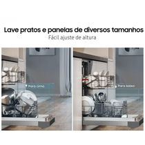 Lava-louças Samsung Inox 14 Serviços 110v Dw60c7050fs/az