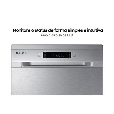 Lava-louças Samsung Inox 14 Serviços 110v Dw60c7050fs/az 110v