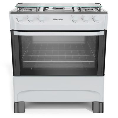 Fogão Mueller 5 Bocas Branco Acendimento Manual Mfi5ba