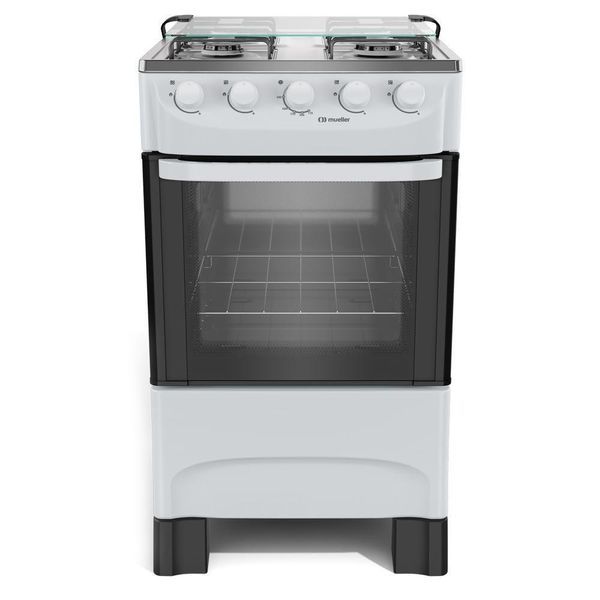 Fogão Mueller 4 Bocas Branco Acendimento Manual Mfi4ba