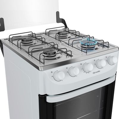 Fogão Mueller 4 Bocas Branco Acendimento Manual Mfi4ba