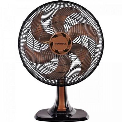 Ventilador De Mesa 40cm 220v Turbo6 Bronze Ventisol