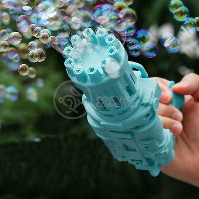 Máquina Elétrica Tiktok Lança Bolhas Azul