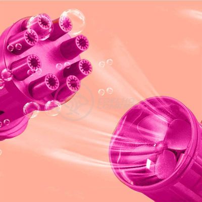Máquina Elétrica Tiktok Lança Bolhas Rosa