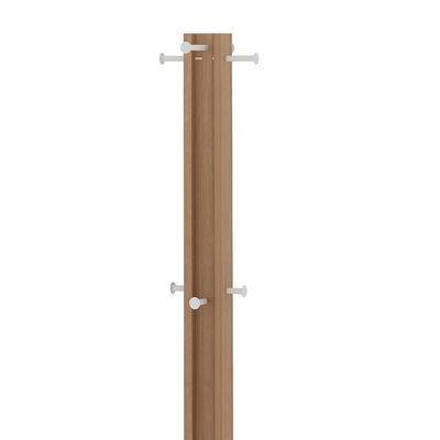 Cabideiro De Chão Multimóveis Vcr35004 Amêndoa/Branco Amêndoa/Branco
