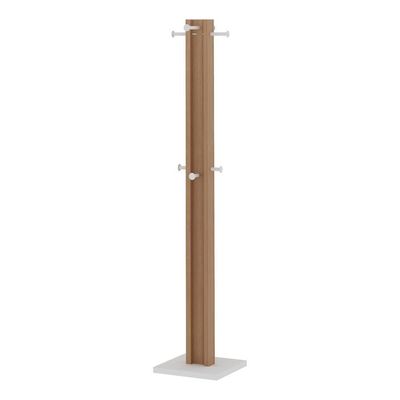 Cabideiro De Chão Multimóveis Vcr35004 Amêndoa/Branco Amêndoa/Branco