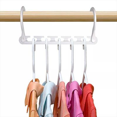 Cabideiro Organizador De Roupas 8 Peças Cabide