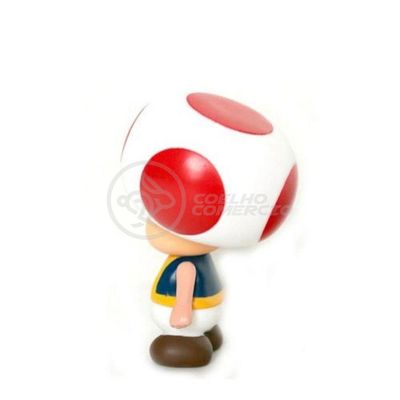 Boneco Action Figure Cogumelo Toad Articulado 20cm