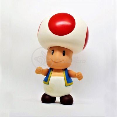 Boneco Action Figure Cogumelo Toad Articulado 20cm