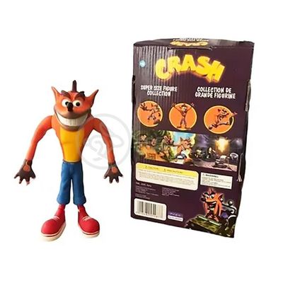 Boneco Action Figure Crash Bandicoot Articulado 25cm