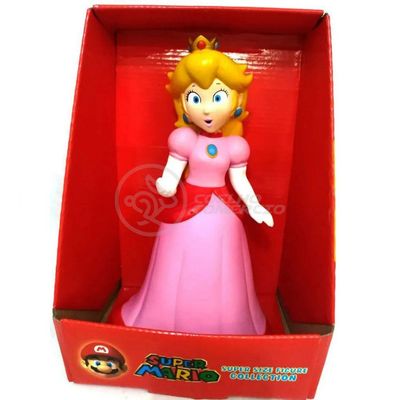 Boneco Action Figure Princesa Peach Toadstool Articulado 23cm