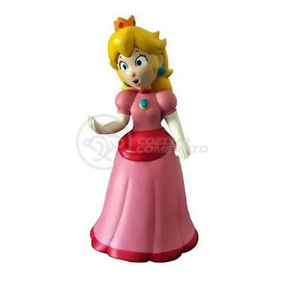 Boneco Action Figure Princesa Peach Toadstool Articulado 23cm