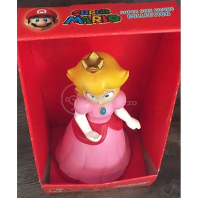 Boneco Action Figure Princesa Peach Toadstool Articulado 23cm