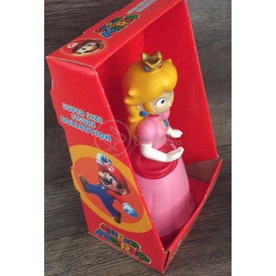 Boneco Action Figure Princesa Peach Toadstool Articulado 23cm