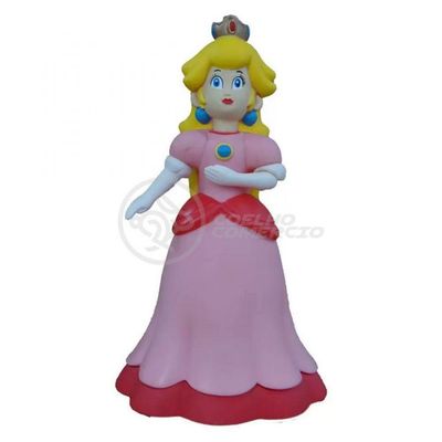 Boneco Action Figure Princesa Peach Toadstool Articulado 23cm