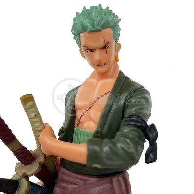 Boneco Anime Action Figure One Piece 18cm - Roronoa Zoro