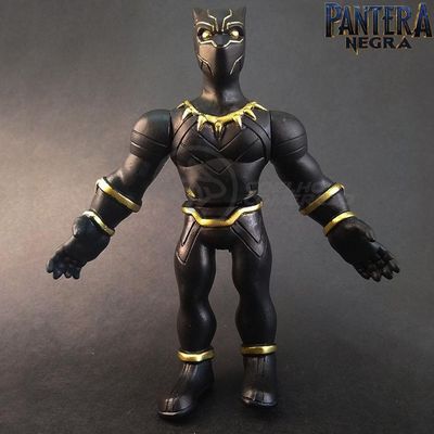 Kit Boneco Colecion. Pantera Negra 16Cm + Caneca