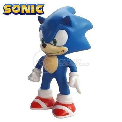 Kit Boneco Colecion. Sonic Azul Sega 15Cm + Caneca