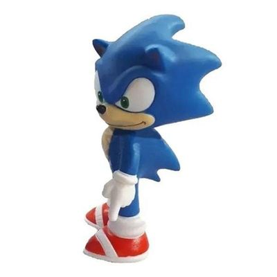 Kit Boneco Colecion. Sonic Azul Sega 15Cm + Caneca