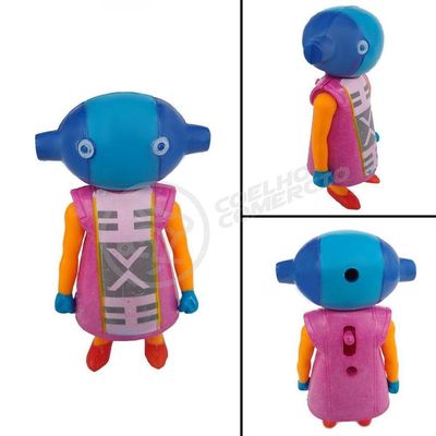 Kit Conjunto 6 Boneco Vegeta Ssj3 Dragon Ball Super 15Cm