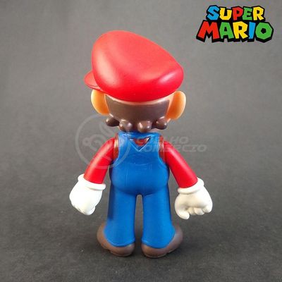 Kit Boneco Colecionável Mario Articulado 12Cm + Caneca 350Ml