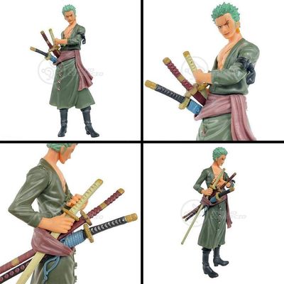 Boneco Anime Action Figure One Piece 18cm - Roronoa Zoro