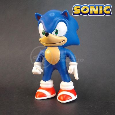 Kit Boneco Colecion. Sonic Azul Sega 15Cm + Caneca