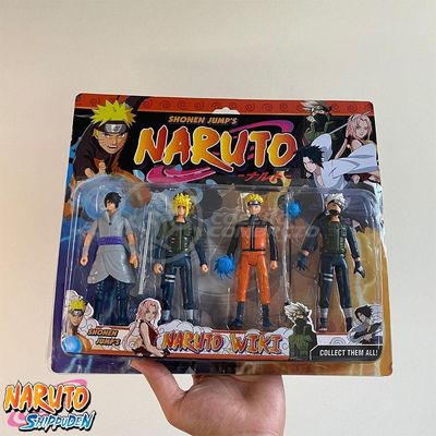 Kit Brinqued 4 Boneco Naruto Shippunden Action Figure 1