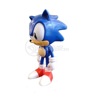 Boneco Sonic Grande Personagem Jogo De Videogame