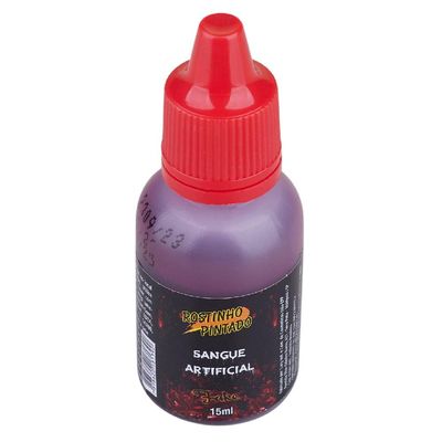 Sangue Falso para Halloween Rostinho Pintado 15ml