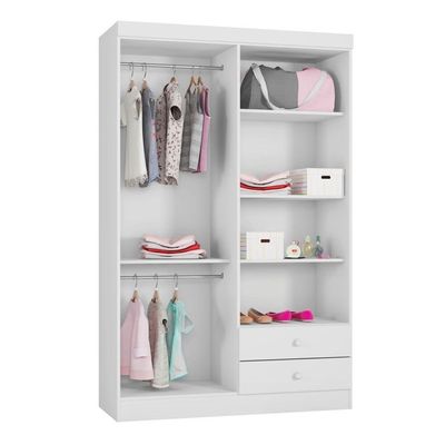 Guarda Roupa Infantil Lyfa Branco