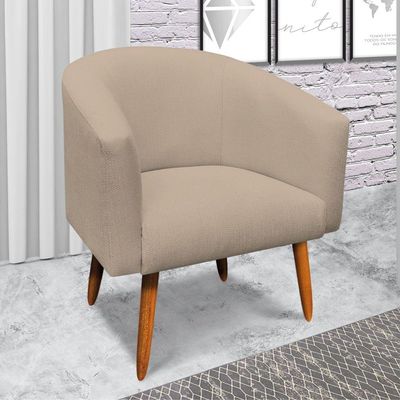 Kit 02 Poltronas E 01 Namoradeira Stella Bege A19