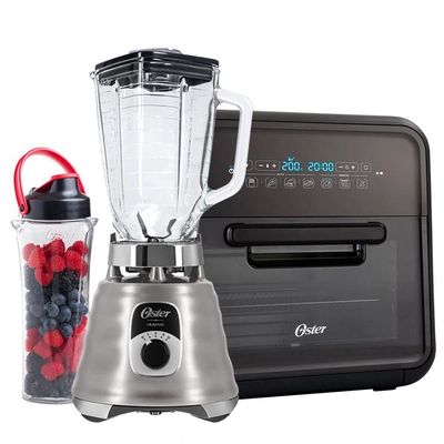 Kit Fritadeira Super Fryer e Liquidificador com Jarra 127V 110V